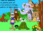 Cuento interactivo: La liebre y la tortuga | Recurso educativo 36169