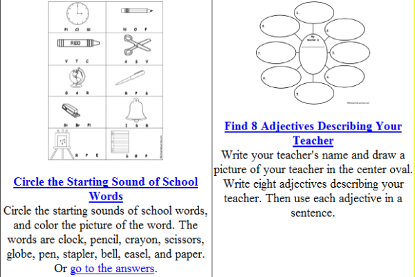 Back to school | Recurso educativo 38303