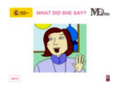 What did she say? | Recurso educativo 41086