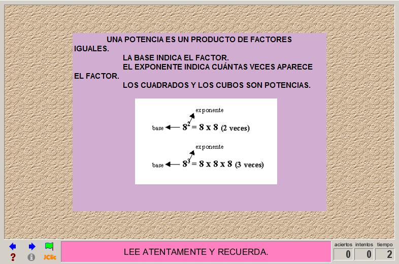 Potencias | Recurso educativo 42970