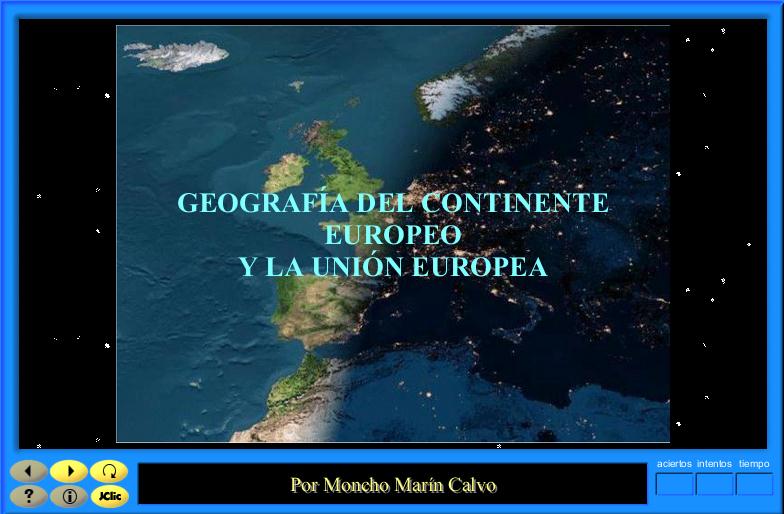 Geografía del Continente Europeo y la Unión Europea | Recurso educativo 43578