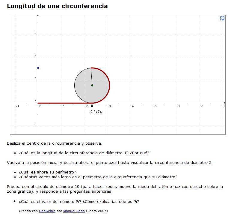 Longitud de una circunferencia | Recurso educativo 44811