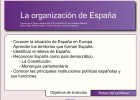Organización de España | Recurso educativo 47794