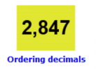 Ordering decimals | Recurso educativo 48806