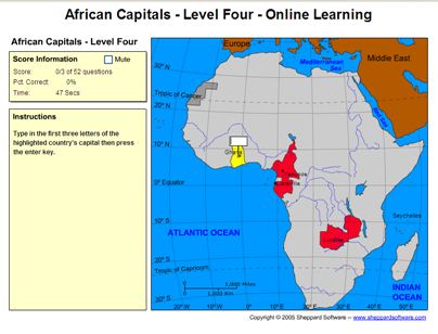 Game: Learn African capitals (3) | Recurso educativo 49589