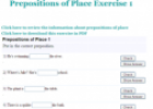 Prepositions of place exercise | Recurso educativo 61946