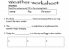 Weather worksheet | Recurso educativo 14333