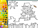 ¡A Colorear!: Casa japonesa | Recurso educativo 27528