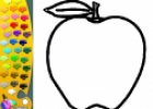 ¡A Colorear Frutas!: Manzana | Recurso educativo 28713