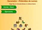 Pirámides de sumas | Recurso educativo 3380