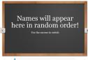 Random name generator | Recurso educativo 61054