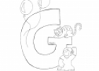 Coloreando la letra “G” | Recurso educativo 68159