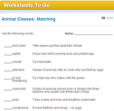 Animal classes: Matching | Recurso educativo 69915