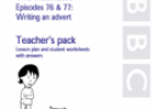 Lesson plan: Writing an advert | Recurso educativo 76959