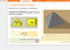 Volumen de una pirámide. Relación entre prisma y pirámide | Recurso educativo 72494