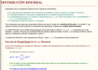 Distribución binomial | Recurso educativo 92324