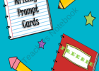 27 Writing Prompt Cards product from Mrs-_Ds_Corner on TeachersNotebook.com | Recurso educativo 93232