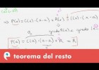 Teorema del Resto | Recurso educativo 107812