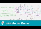 Resolución de sistemas lineales: método de Gauss (ejercicio) | Recurso educativo 109483