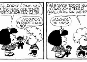 Tira cómica de Mafalda sobre la tolerancia | Recurso educativo 121549