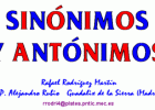 Sinónimos y antónimos | Recurso educativo 723878