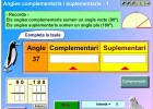 Angles complemetaris i suplementaris | Recurso educativo 738835