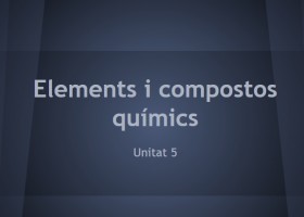 Elements i compostos químics | Recurso educativo 739807