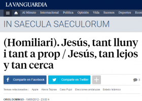 Jesús, tant lluny i tant a prop | Recurso educativo 751084