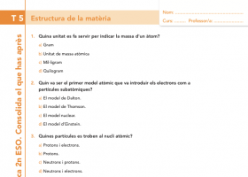 Estructura de la matèria | Recurso educativo 747746