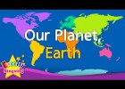 Our Planet Earth vocabulary - continents & oceans | Recurso educativo 765723