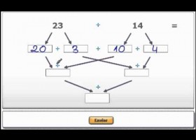 Estrategia de suma: descomponer los dos números. | Recurso educativo 771643