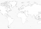 Blank world map | Recurso educativo 776448