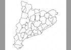 Mapa mut de les comarques de Catalunya. | Recurso educativo 777188