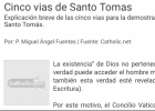 Cinc vies de Sant Tomàs | Recurso educativo 786765