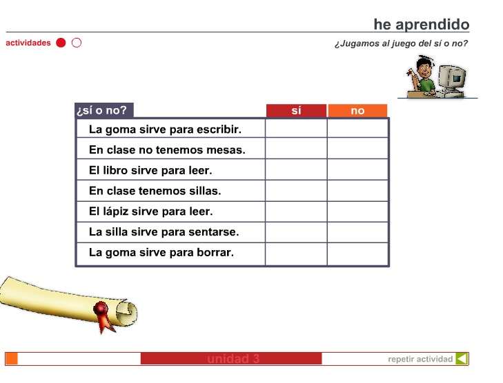 Los objetos de clase | Recurso educativo 40190