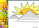 ¡A Colorear!: Templos Mayas | Recurso educativo 26879