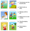 Actions worksheet (2) | Recurso educativo 79974