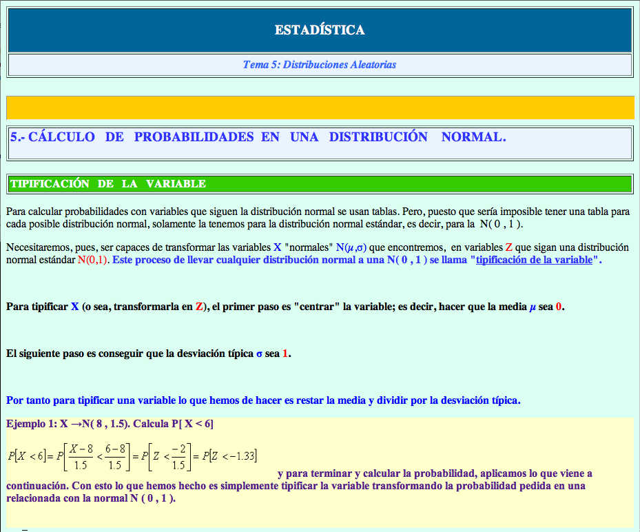 Cálculo de probabilidades en una distribución normal | Recurso educativo 92333