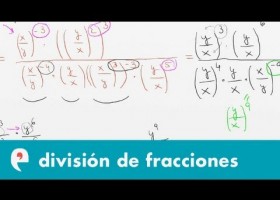 División de fracciones algebraicas (ejercicio) | Recurso educativo 110052