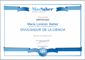 Curso de Divulgador de la Ciencia | MasSaber | Recurso educativo 114011