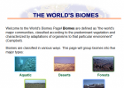 The World's Biomes | Recurso educativo 749678